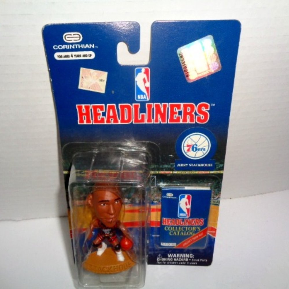 Jerry Stackhouse Headliners 3" Figure 1997 By Corinthian, Sealed